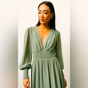 Baltic Born Olivia Maxi Dress, Eucalyptus, Sz L